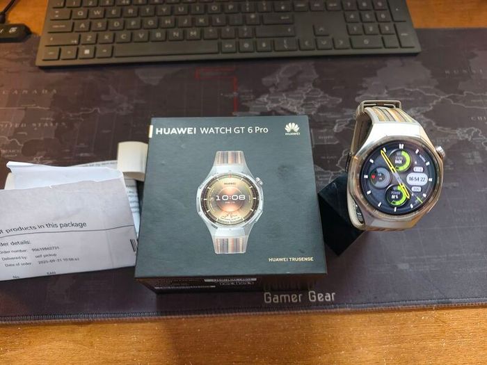 Huawei GT6 Pro Brown Strap Mint condition with Receipt