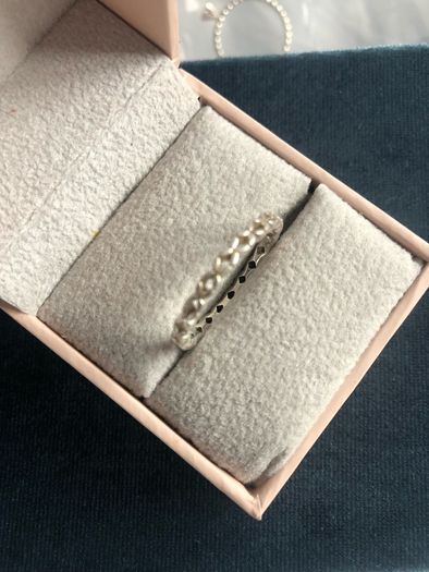 Sterling silver HHN designer ring - band