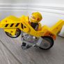 MOTO Pups Rubble: PAW Patrol Deluxe Pull Back Motorcycle Image 2