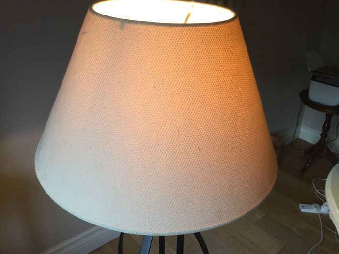 Lighting - Wrought Iron Floor Lamp.