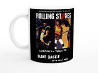 main image for ad Rolling Stones Slane Castle Ireland 1982 Commemorative White 11oz Ceramic Mug