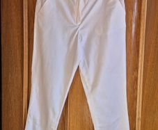 Mystify White Capri Trousers Size 14