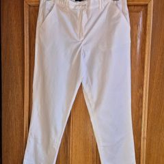 Mystify White Capri Trousers Size 14