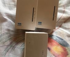 TP-Link AV600 Powerline WiFi Kit - base and 2 wifi units