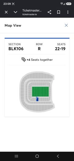 Ireland Rugby tickets v Argentina