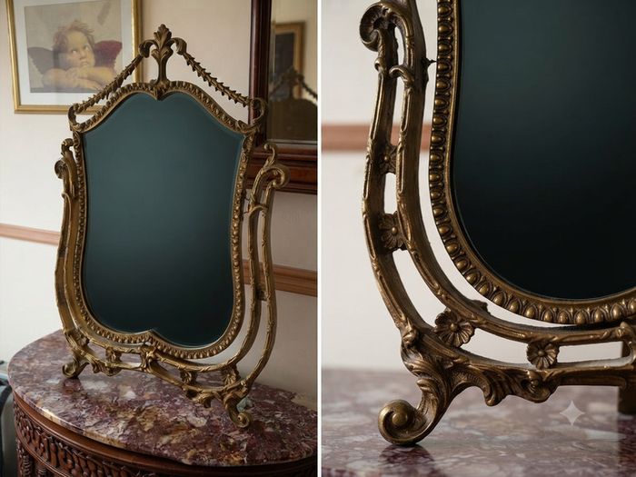 Brass Mirror