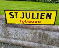 St Julien enamel sign