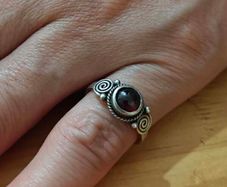 Sterling Silver Ring - Size L - Stamped for Silver (S68)