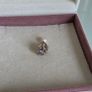 Pandora  charm with pearl drop and purple gemstone in great condition Image 2
