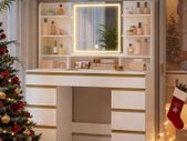 LED Vanity Dressing Table with LED Mirror
