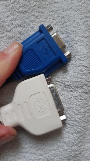 Molex DVI Dual Monitor Solution to DVI VGA Splitter Adapter Cable
