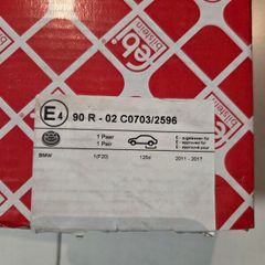 Bmw series 1 F20 Rear Brake disc