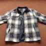 Check pattern zip-up jacket Image 3