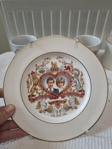 Royal Kendal plate Charles and Diana wedding