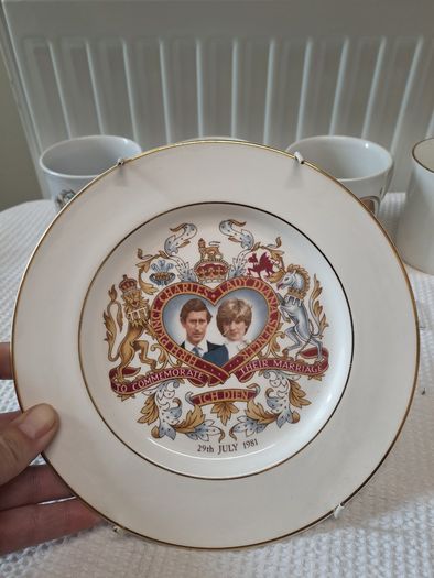 Royal Kendal plate Charles and Diana wedding