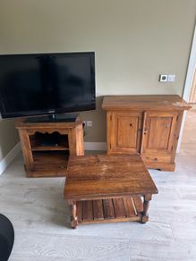 TV Stand, Drinks Cabinet & Coffee Table,