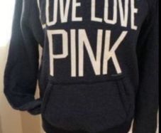 hoodie Victoria secrets hoodie medium denim blue shade