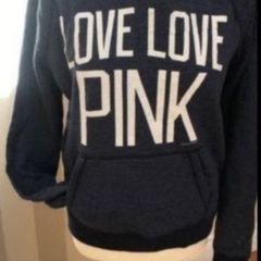 hoodie Victoria secrets hoodie medium denim blue shade