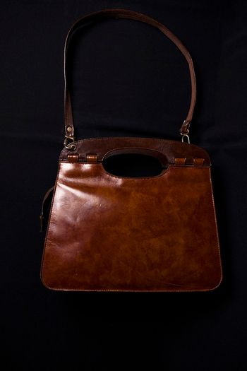 Vintage Brown Leather Handbag