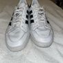 Adidas Men's White and Black Team Court Shoes Image 3
