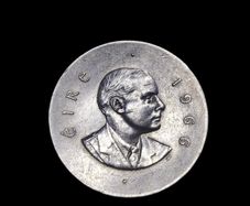 Eire 10 shillings 1966 Easter Rising Silver Coin