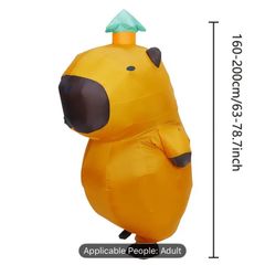 Inflatable Full-Body Capybara Costume