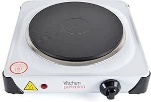 Single Hot Plates With Over Heat Protection Thermostat Temperature Heat Control 1500 Watts