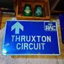 Rare 1970's RAC Silverstone Circuit race day sign Image 7