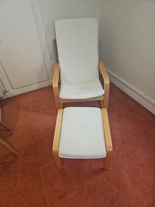 chair and footstool