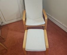 chair and footstool