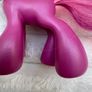 My Little Pony Cheerilee Ponytails 2008 Purple Pink Brushable approx. 10 cm. Used Please see photos Image 8