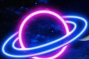 Planet Neon Sign Night Light Boys Girls 10 Levels Brightness LED Neon Lights Signs For Wall Decor, USB Powered Neon Lights For Bedroom