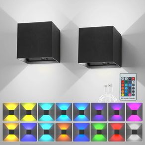 Brand New SENFAY LED battery wall light indoor, wireless USB-C rechargeable battery wall lamp,