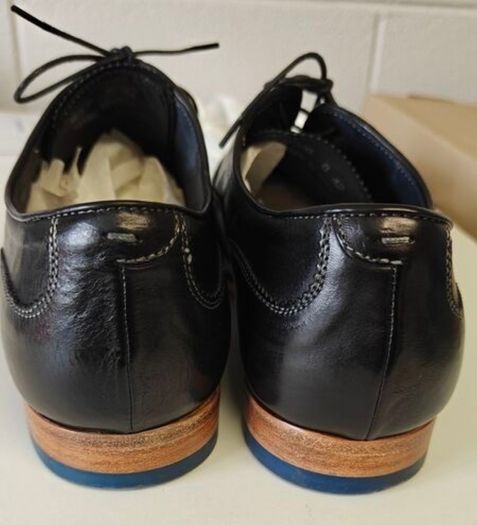 Paul Smith Black Leather Oxford Shoes