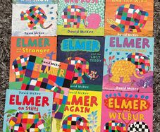 Elmer the Patchwork Elephant 10 Book Bundle - David McKee - Brand New