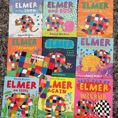 Elmer the Patchwork Elephant 10 Book Bundle - David McKee - Brand New