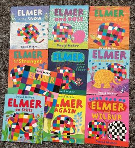Elmer the Patchwork Elephant 10 Book Bundle - David McKee - Brand New