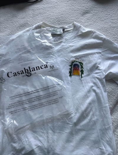 New white Casablanca T-shirt