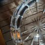 CRAZY CHEAP Waterford Crystal Eagle & Waterford Crystal Tralee Bowl & Bronze Metal Art Nouveau period Vintage Large Candelabra - early 1900's Image 8