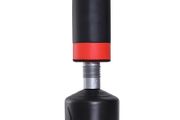 Height-Adjustable Standing Punching Bag with Suspension Red
