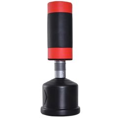 Height-Adjustable Standing Punching Bag with Suspension Red