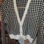 Pretty Little Thing Women's Black and White Cardigan Image 4