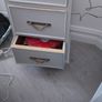 Pyramid Shape Real Teak Drawers Unit Image 6