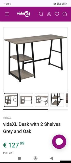 lovely desk ...have second shelf aswell just never used it