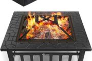 Fire Bowl with Spark Guard &amp; Grill Grate BBQs