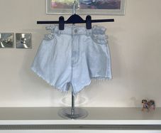 Ladies Light Blue Demi Shorts from Bershka