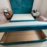 Respa King Size Half-Ottoman Storage Bed Base & Matching Headboar Image 8