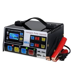 Smart Car Battery Charger  Automatic Pulse Repair with LCD Display