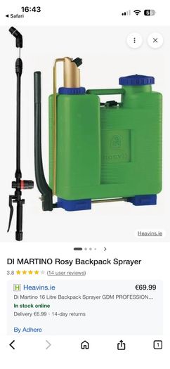 knapsack sprayer 22L dimartino rosy