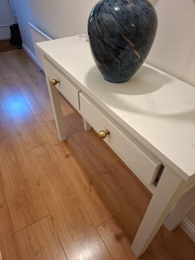 Hall table and lamp